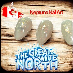 Press on nails - medium length, almond